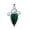 malachite, variant on Real 925 Sterling Silver Pendant For Women Men, Genuine Charoite Cabochon Oval Gemstone Amazing Handcrafted Jewelry For Her Him