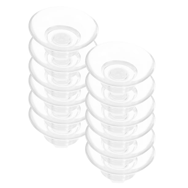 FOMIYES 16Ud Accesorios De Acuario Ventosas Con Tornillo Transparente Para Fijación Estable En