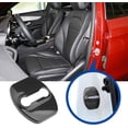 thumbnail image 2 of Juego de 4 tapas protectoras para cerraduras de puertas de coche, resistentes a la corrosión, de acero inoxidable negro., 2 of 5