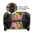 thumbnail image 4 of Lsque Tulips Flowers Printed Luggage Cover, Travel Luggage Protector,Scratch and Dirt Resistant, Fits 18-32 Inch Luggage - Small, 4 of 9