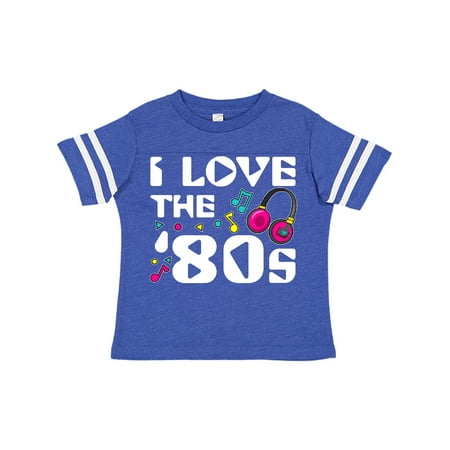 

Inktastic I Love the 80s-musical notes Gift Toddler Boy or Toddler Girl T-Shirt