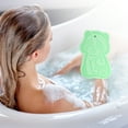 thumbnail image 2 of Unique Bargains 1 Pc Cartoon Bath Brush Body Scrubber for Bathroom 4.53"x2.76"x1.1" Green, 2 of 7