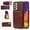 Brown, variant on Dteck Wallet Case for Samsung Galaxy A53 5G Case with Card Holder, Dual Layer Lightweight Women Girls Magnetic Back Flip Kickstand Leather Case for Galaxy A53 5G 2022 6.5 inch,Rosegold