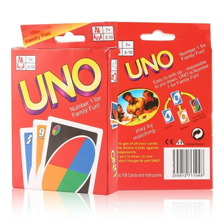 new arrival 1 sets of uno cards family fun playing card game