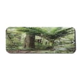 thumbnail image 1 of Forest Computer Mouse Pad, Foliage Tropical Jungle South American Growth Untouched Nature Vegetation, Rectangle Non-Slip Rubber Mousepad Large, 31" x 12" Gaming Size, Green Brown, by Ambesonne, 1 of 2