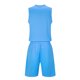 thumbnail image 5 of Conjuntos de camisetas sin mangas de cuello redondo para niños, conjunto de traje de fútbol de color sólido para juegos deportivos universitarios, partidos de rendimiento, uniformes de entrenamiento y, 5 of 5