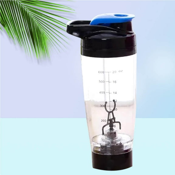 LEDMOMO Electric Shaker Bottle Blue Mixer for Smooth Drinks