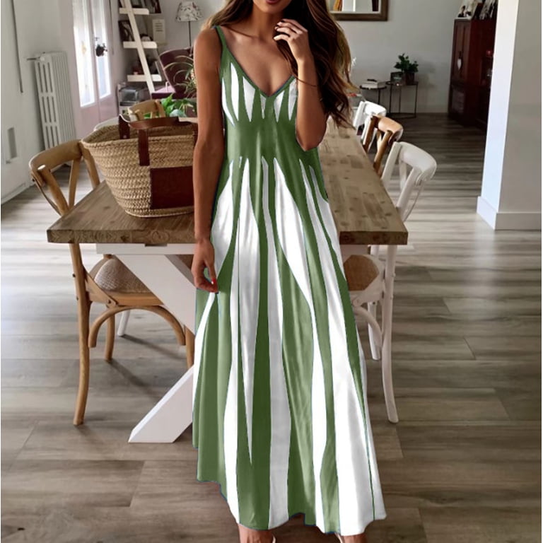 green racer back dress Emerald Green Ombré Slinky Racerback Dress XL main image 0