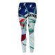 thumbnail image 3 of Gibobby Leggins estampados Pantalones yoga ajustados para mujer Leggings con estampado del Día la Independencia（Blanco， S), 3 of 4
