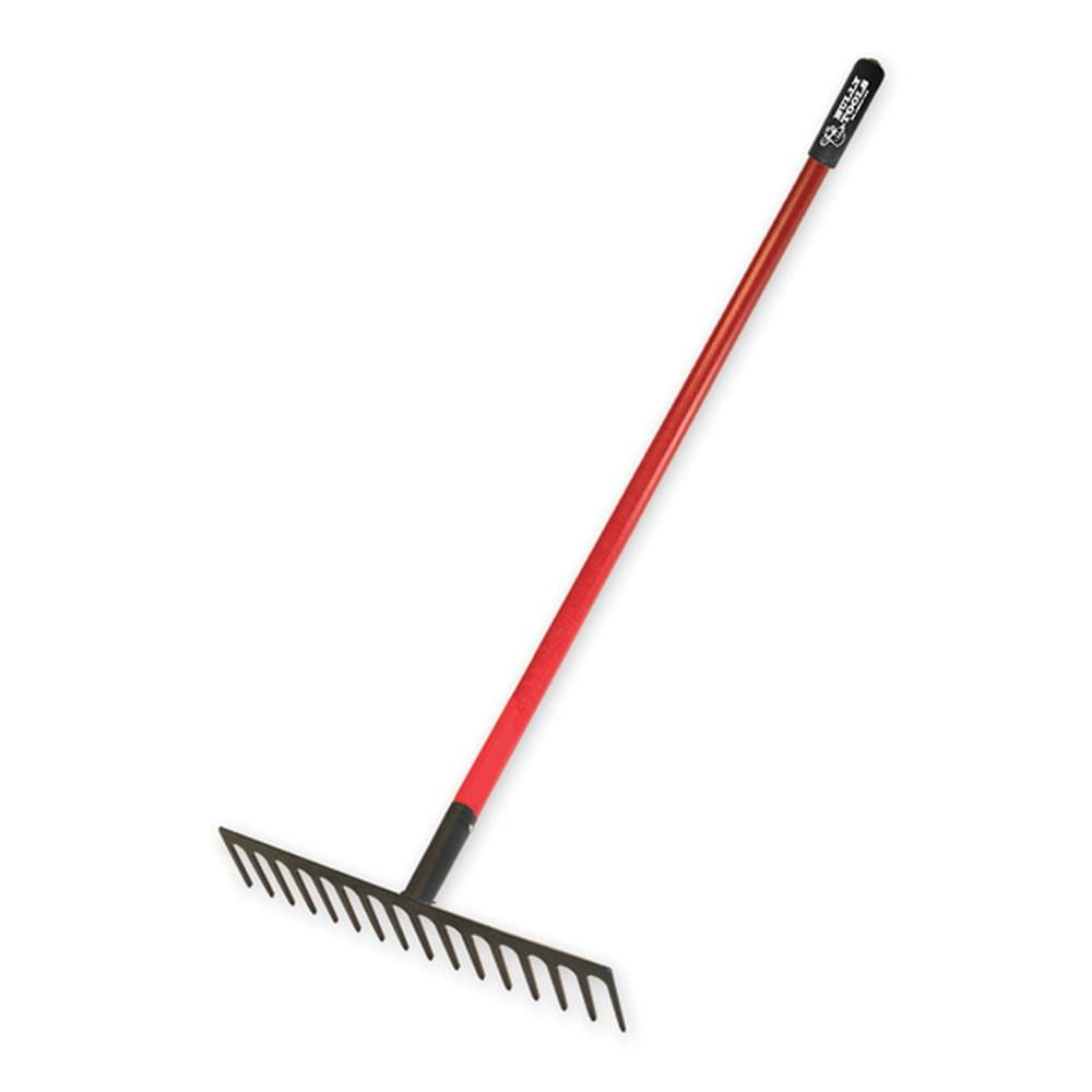 Bully Tools 92309 12-Gauge 16-Inch Bow Rake with Fiberglass Handle and 16 Steel 
