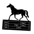 thumbnail image 2 of Placa con Nombre para de Caballos Letrero para Puerta de de Caballos Letrero de Metal para Decoración Del Hogar Nombre, 2 of 8