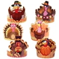 thumbnail image 4 of Bewildely 4 piezas, colgante, letrero de madera de pavo de Acción de Gracias, decoración del hogar, pavo de otoño, ideal para cocinas, hogares Decoración del hogar do, 4 of 6