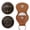 Brown1, variant on To My Son In Law,Personalized Christmas Pocket Hug Coin Keychain Gifts