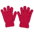 thumbnail image 5 of Plush Surface Full Finger Gloves, Soft Fuzzy Thermal Winter Gloves, Warm Five-Finger Design for Student Cycling, Daily Commute and Outdoor Cold Weather Protection Hot Pink, 5 of 5
