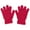 Hot Pink, variant on Velvet Knitted Full Finger Gloves Kids Children Boys Girls Soft Fuzzy Plush Winter Warm Thermal Insulated Cold Weather Snow Ski Snowboarding Outdoor Sports Play School Activities Gloves