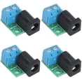 thumbnail image 1 of LNGOOR DC Power Connector Adapter 5.5x2.1mm to 2-Pin 5.08mm  Compatible with 5.5x2.5mm Port - Power Adapter Board for Electronics & DIY Projects, 1 of 9