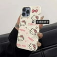 thumbnail image 3 of Sanrio Hello Kitty Étui de Téléphone Mignonne pour iPhone 15 14 13 12 11 Pro Max XR Mini TP Max 7 8 Plus Protection Écran Complète Anti-Chute Blanche pour iPhone 12Pro Max, 3 of 5