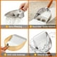 thumbnail image 1 of Stainless Steel Cat Litter Scoop , Small Broom & Dustpan , Anti-Break Handle, Dual-Width Holes for Q, 1 of 5
