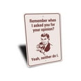 thumbnail image 3 of Opinion Humor Novelty Decor, Metal Wall Sign - 10x14 Inches, 3 of 4