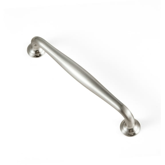 Goo-Ki 6 Pack 5'' Center to Center Vintage Satin Nickel Cabinet Pulls, Sleek Zinc Alloy Cabinet Handles for Classic Furniture Drawer Hardware