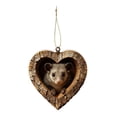 thumbnail image 1 of Adornos navideños de animales del bosque, adornos acrílicos 2D de zorros, águilas y pájaros, colgantes del bosque para decorar el árbol de Navidad y fiestas en casa, 1 of 7