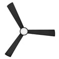 thumbnail image 5 of 905756FMB-LWDK Hinkley Lighting Iver - 3 Blade Dual Mount Ceiling Fan with Light Kit In Modern Style-14 Inches Tall and 56 Inches Wide-Matte Black, 5 of 22