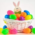 thumbnail image 6 of Prextex 3.5” Unfilled Easter Eggs, 36 pcs | Empty Plastic Easter Eggs Bulk Fillable with Candy, Treats, Presents For Toy Basket | Party Favor, Easter Decorations, Halloween, Toy Egg Basket | Boys&Girl, 6 of 8