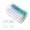 Blue Green, variant on 200 Pieces Tooth Floss Picks Interdental Brush Flosser Sticks, Interdental Brushes, Silicone Dental Picks, Oral Tooth Clean Silicone Floss Toothpick Cleaning Tool (Blue Green)