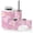 Color 1, variant on Bathroom Accessory Set 6 Piece with Meadow wildflower seamless Boho botanical floral field Toothbrush Holder, Soap Dispenser, Soap Dish, Trash Can with Lid, Toothbrush Cup, Toilet Brush Holder