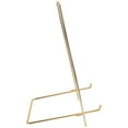 thumbnail image 3 of Multi-purpose Metal Square Display Show Stand Holder Rack Base for Photo Frame Plate Handicrafts Book Certificate Medal Tablet Home Decor Stand XXL Size (Golden), 3 of 8