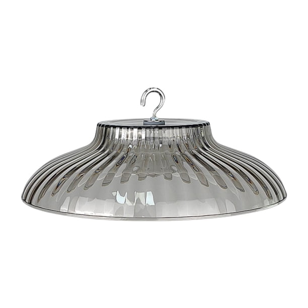 Cubierta protectora para comedero de pájaros, cúpula protectora contra la lluvia, protector de refugio para comedero de pájaros Gris