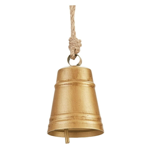 Adorno navideño de campana para árbol, coleccionable, moderno, portátil, decorativo para vaca. Estilo H