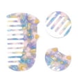 thumbnail image 3 of Unique Bargains 1 Pc Women Durable Cute Cat Comb Blue Cloud Acetate Sheet, 3 of 6