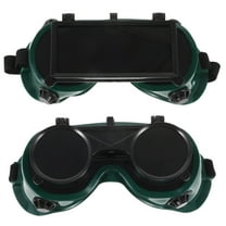 BESTOYARD Green Welding Goggles with DoubleLayer Protection for Home Use Adjustable Headband 2pcs