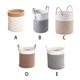 thumbnail image 2 of Inteprter Cesta de lavandería Cuerda de algodón Gran capacidad Bolsa de almacenamiento de ropa Organizador Reutilizable Contenedor de de ropa Almacenamiento y organización del hogar tipo 3 Inteprter HA066960-03, 2 of 6