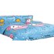thumbnail image 2 of Edredón de 6 piezas para dormitorio infantil, niña y niño, tamaño doble, unicornio n.° 4, azul cielo, reversible, suave y esponjoso. Incluye 1 edredón, 1 funda, 1 sábana plana, 1 sábana ajustable, 1, 2 of 3