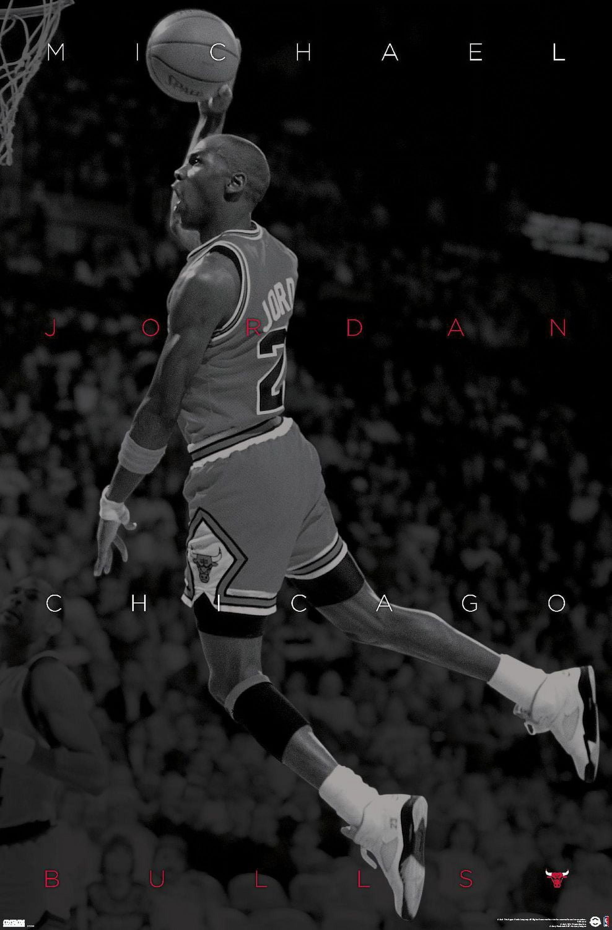 Michael Jordan - Black and White Wall Poster