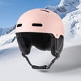 thumbnail image 1 of Casco de esquí Casco de seguridad con gafas moldeado integralmente 12 ventilaciones para niños adultos, 1 of 6