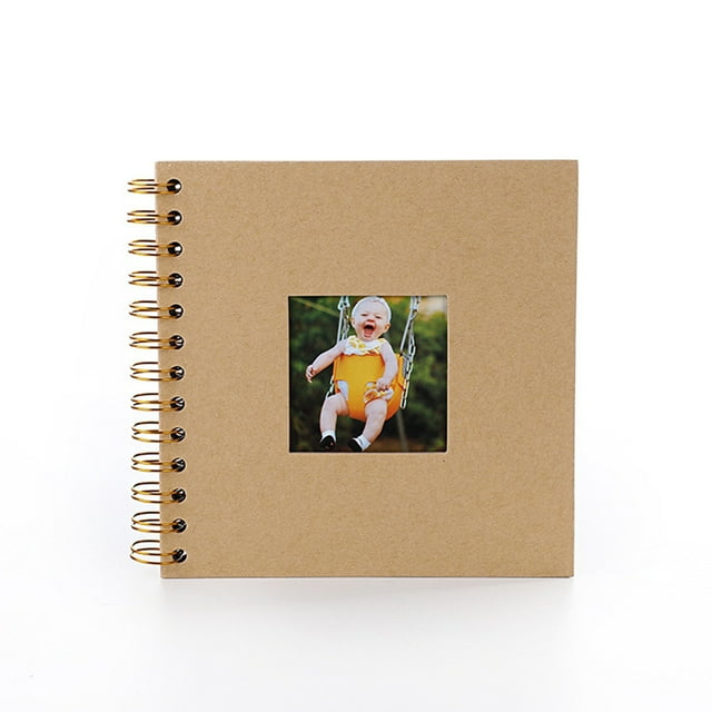 Photo Album Kindergarten Children Page Picture Holder Storage Book Organizer Household School Notebook Scrapbooking 6 Inch Yellow