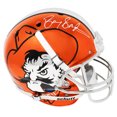 thumbnail image 1 of Barry Sanders Signed Oklahoma State Orange Chrome Pistol Pete Logo Schutt Full Size Replica Helmet, 1 of 1