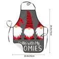 thumbnail image 4 of Zufioo Chillin with My Gonme for Lock Hem Apron with Pockets, Stain and Oil Proof Tie-down Apron for Cooking Barbecue Restaurant, Unisex-One Size, 4 of 9
