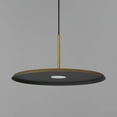thumbnail image 5 of E34002-AB-ET2 Lighting-Berliner - 12W 1 LED Pendant-9 Inches Tall and 19.75 Inches Wide-Antique Brass Finish    -Traditional Installation, 5 of 5