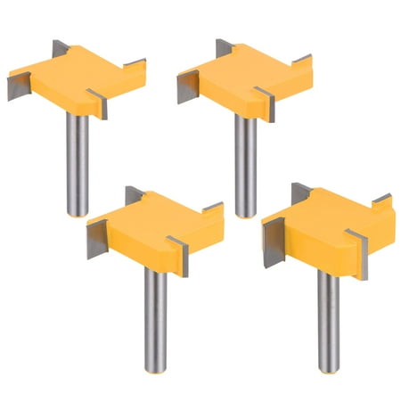 

CNC Spoil Board Surfacing Router Bit Set(4pcs)6mm Shank Cutting Tools