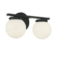thumbnail image 5 of Trade Winds Lighting 2-Light Bathroom Vanity Light In Matte Black, 5 of 6