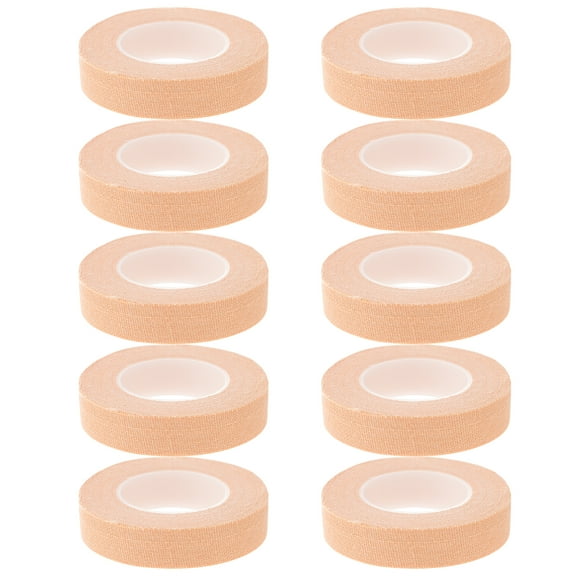 GOOHOCHY 10Pcs Tape Self Adhesive Guzheng Nail Tape Tearable Beige for Music Lovers