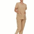 thumbnail image 3 of BenBen Scrub Sets for Women with Pocket Nursing Medical Uniforms Stretch, 3 of 3