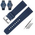 thumbnail image 3 of Correa de reloj de caucho de alta calidad Cartier CALIBRE London Tank W7100056 W7100055 WGCA0010 WSCA0006 WSCA Correa de reloj Citizen de 23 mm, 3 of 5