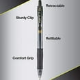 thumbnail image 3 of Pilot G2 Retractable Gel Ink Pens, Medium Point, 1.0 mm, Assorted Ink Colors, 10 Count, 3 of 8
