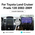 thumbnail image 3 of Aotsr 16.8 Inch for Toyota Land Cruiser/Prado LC120 2002-2009 Screen Car Radio Player Android Host IPS Touch Screen Car GPS Navigation Multimedia Player, 3 of 9