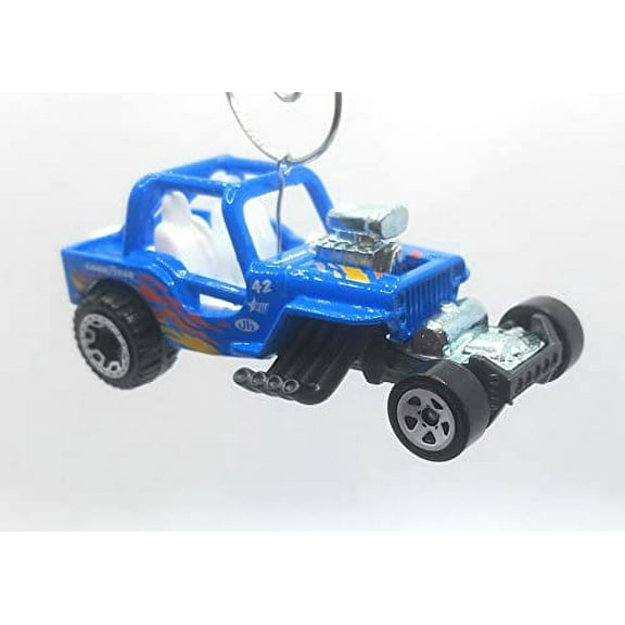 Christmas Ornament for 1942 Willys Off-Road Blue